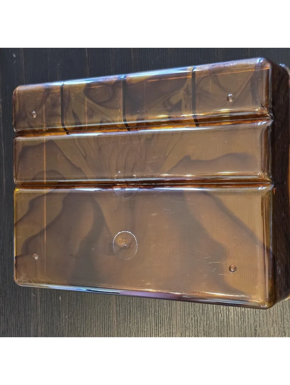 Vintage Tortoise Goody Handi-Tray All Purpose Make Up Caddy Vanity Organizer EUC